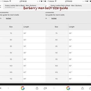 replica burberry belts|burberry belt size chart.